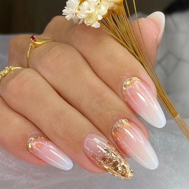 Elegant Glitter Gel Nail Tips Stornfield