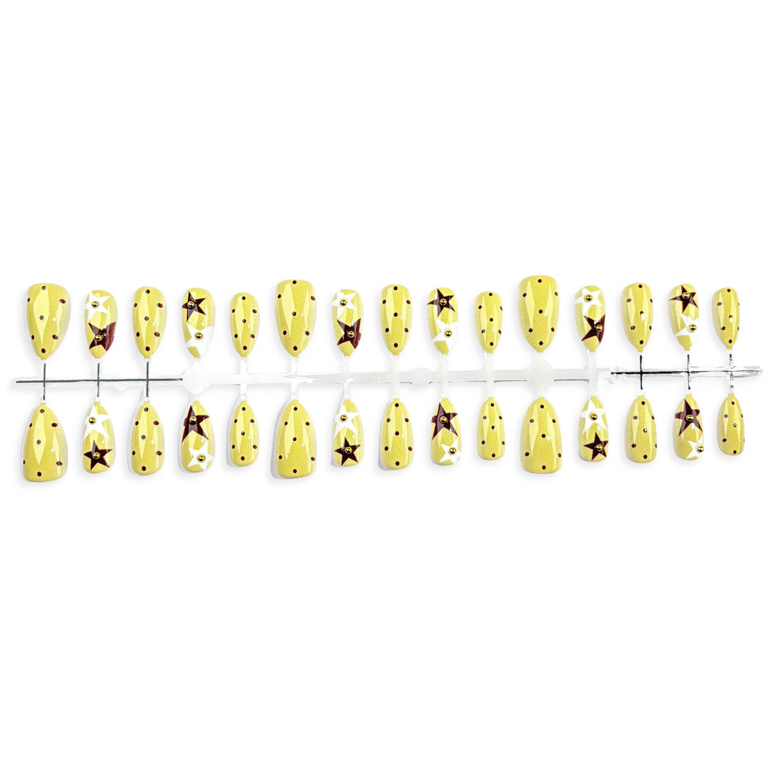 Premium Decorative Press-On Nail Art Set