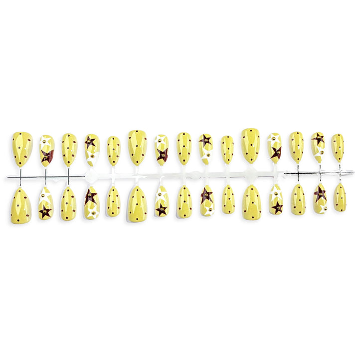 Premium Decorative Press-On Nail Art Set