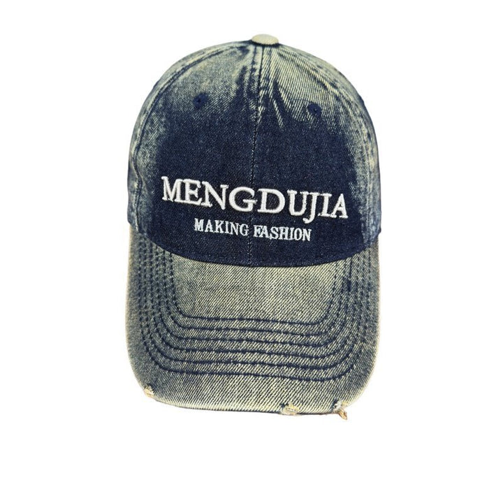 Men's Distressed Denim Baseball Cap Stornfield 1784270408