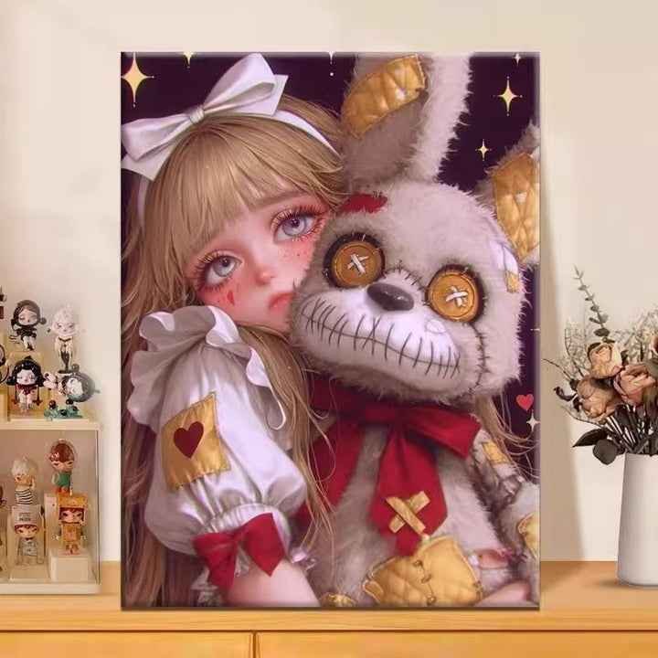 Whimsical Illustrated Fantasy Canvas Art Stornfield
