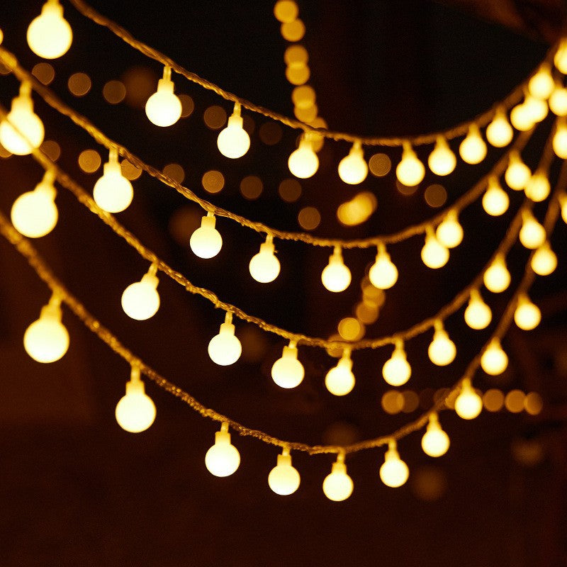 Outdoor Solar Star And Globe String Lights With Waterproof Copper Wire Stornfield