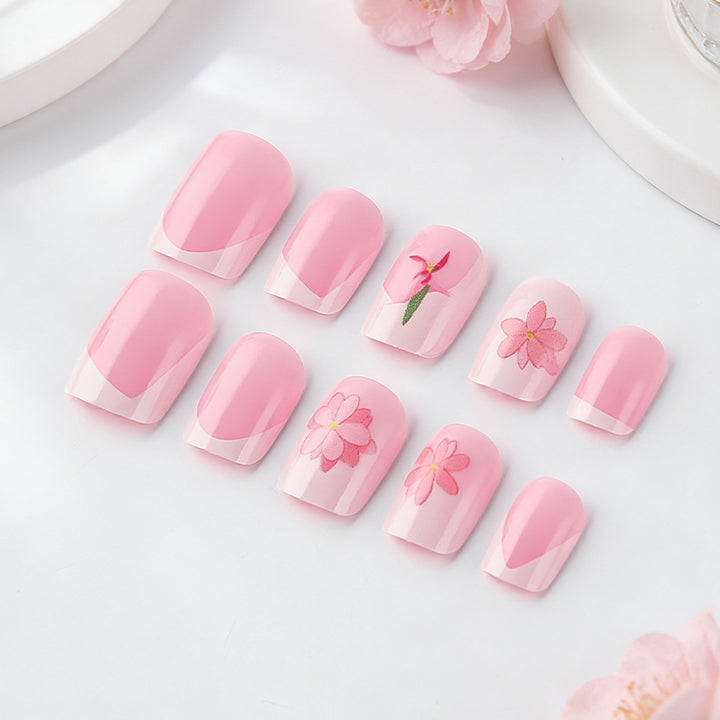 Floral Design Press-On Nail Art Stornfield