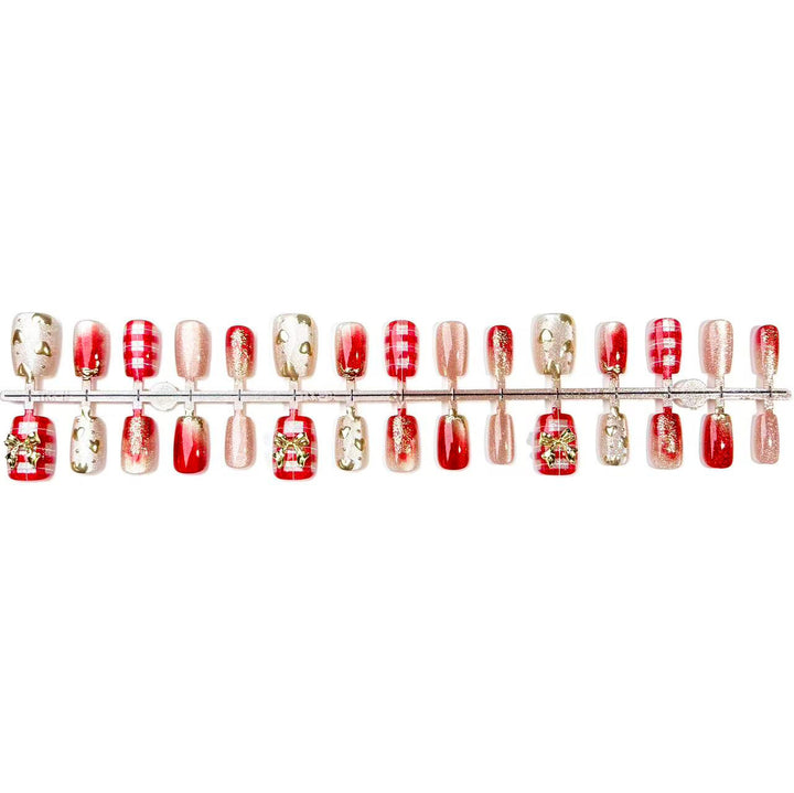 Stylish Festive Press-On Nail Set