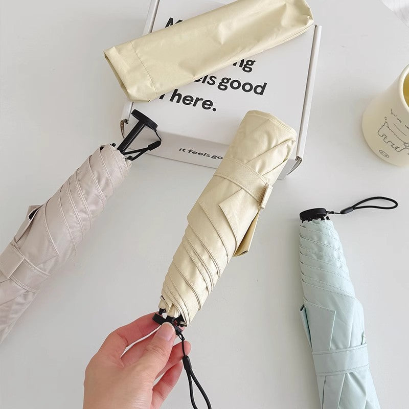 Women portable folding umbrella with wind-resistant mechanism Stornfield