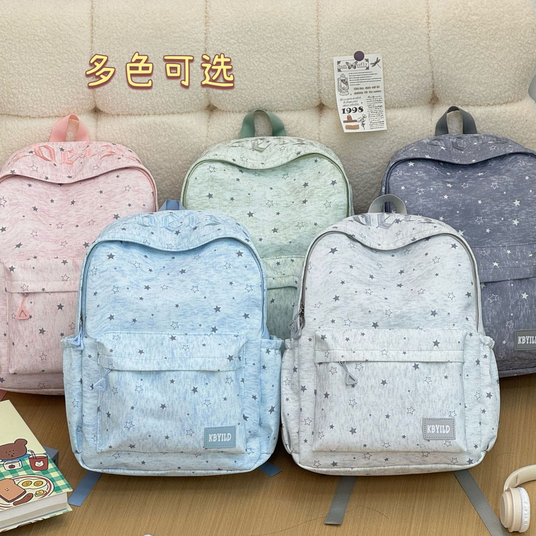 Star-Printed Casual Backpack Stornfield