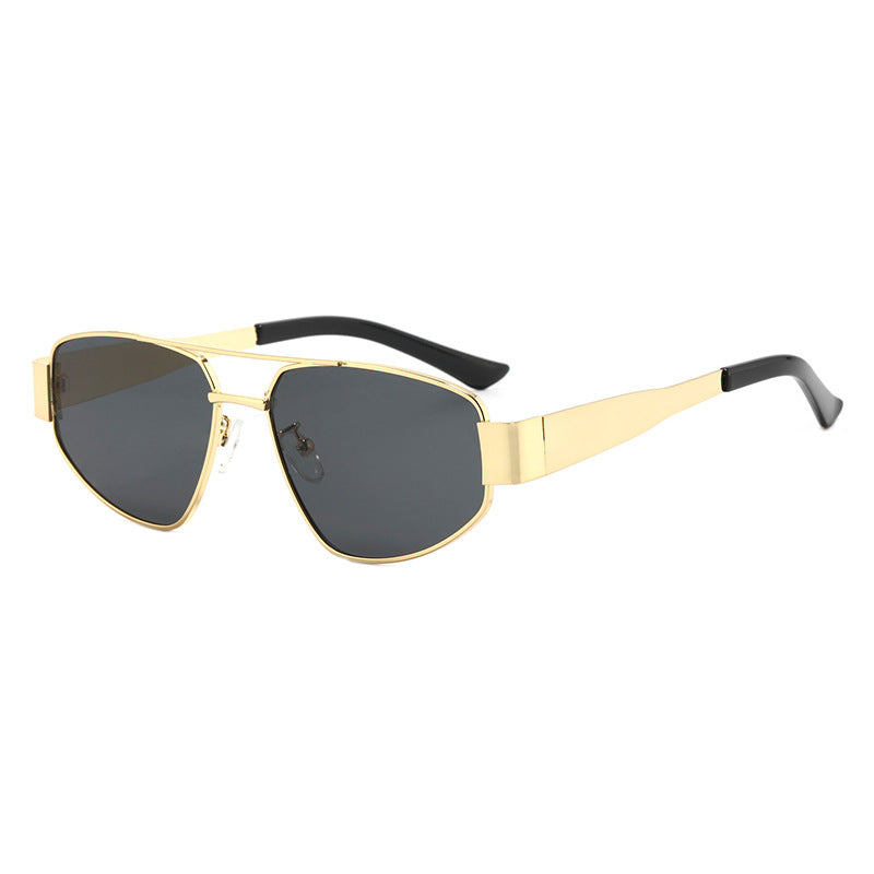 Men's Aviator-Style Metallic Sunglasses Stornfield