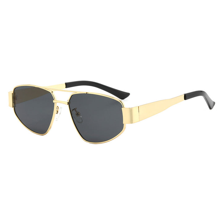 Men's Aviator-Style Metallic Sunglasses Stornfield