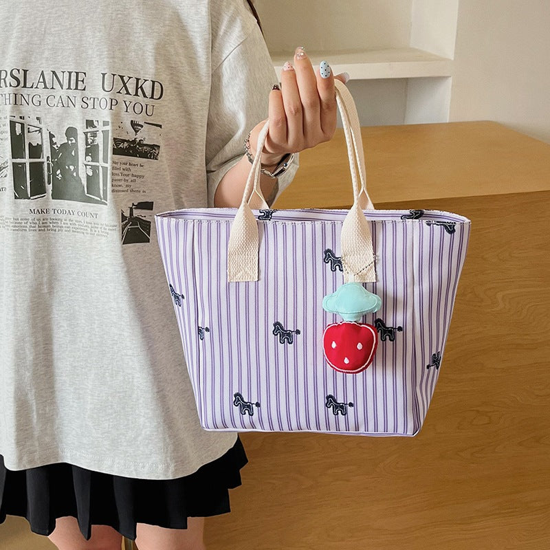 Playful Animal Print Tote Bag