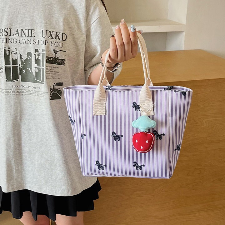 Playful Animal Print Tote Bag
