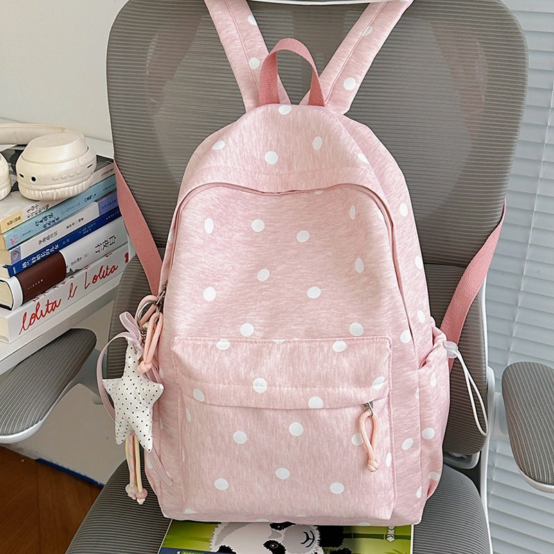 Polka Dot Patterned Backpack Stornfield 1791205640