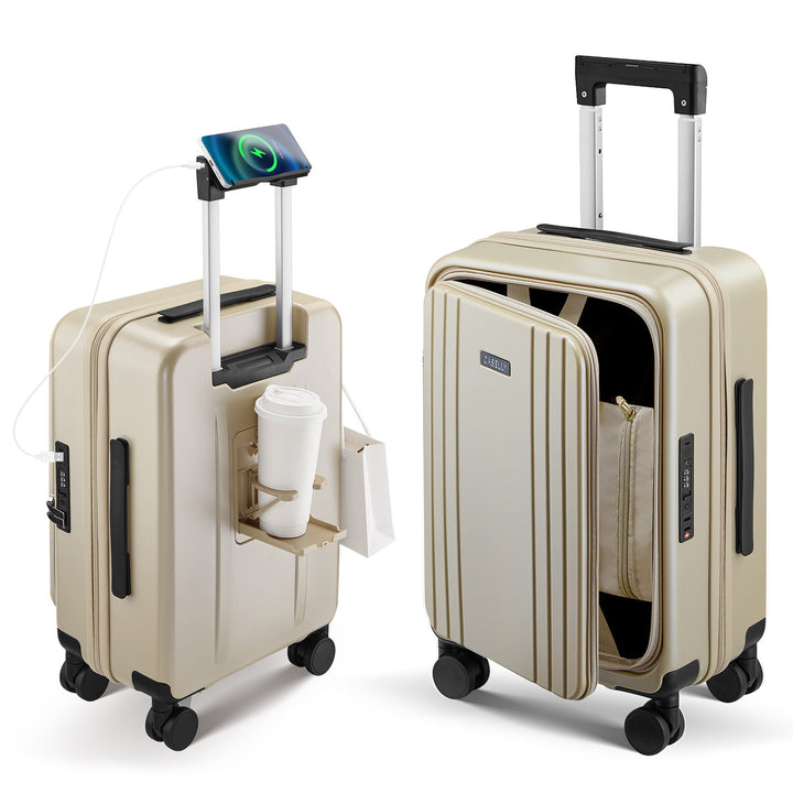 Unisex Smart Hard Shell Trolley Suitcase Stornfield