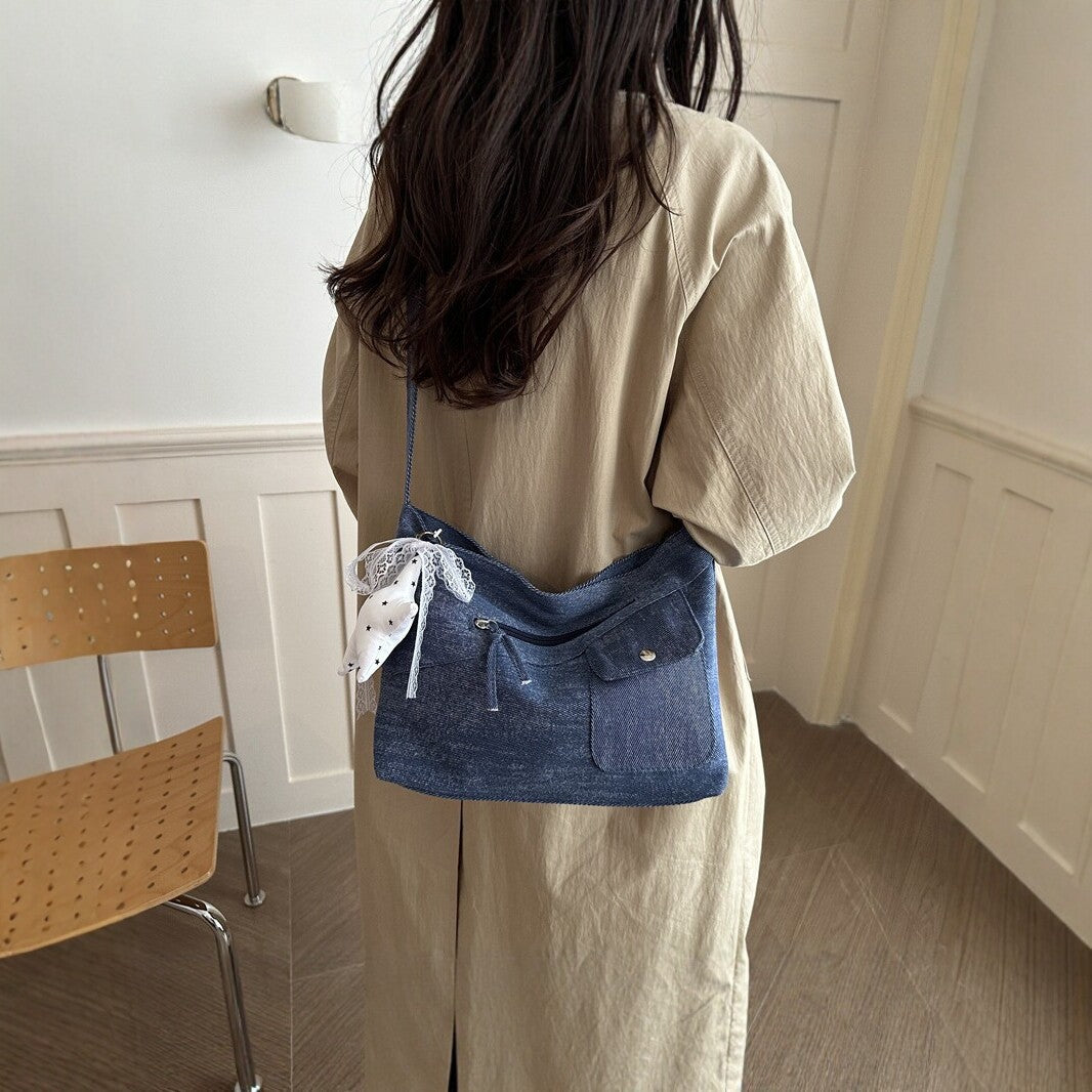 Casual Fabric Shoulder Bag