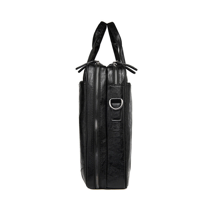 Classic Leather Business Laptop Briefcase Stornfield
