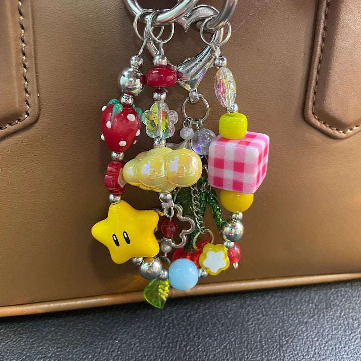 Playful Beaded Charm Keychain Stornfield 1790134650