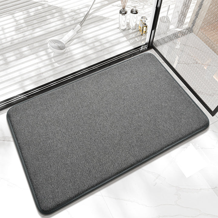 Elegant Textured Bathroom Mat