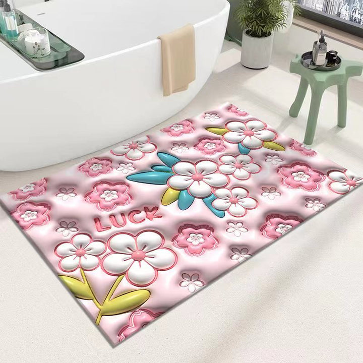 Cute Cartoon Cat Shape Bath Mat Stornfield