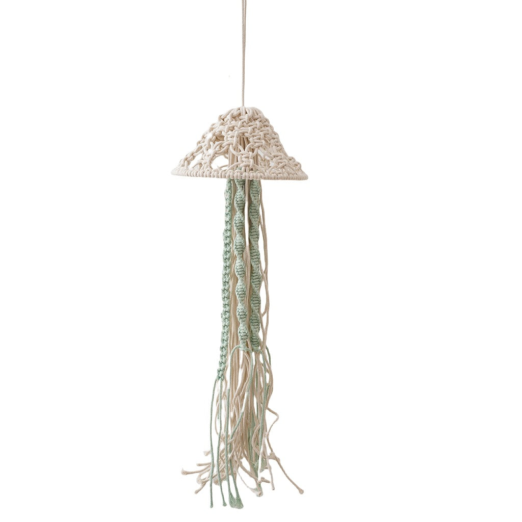 Decorative Macramé Jellyfish Wall Art Stornfield
