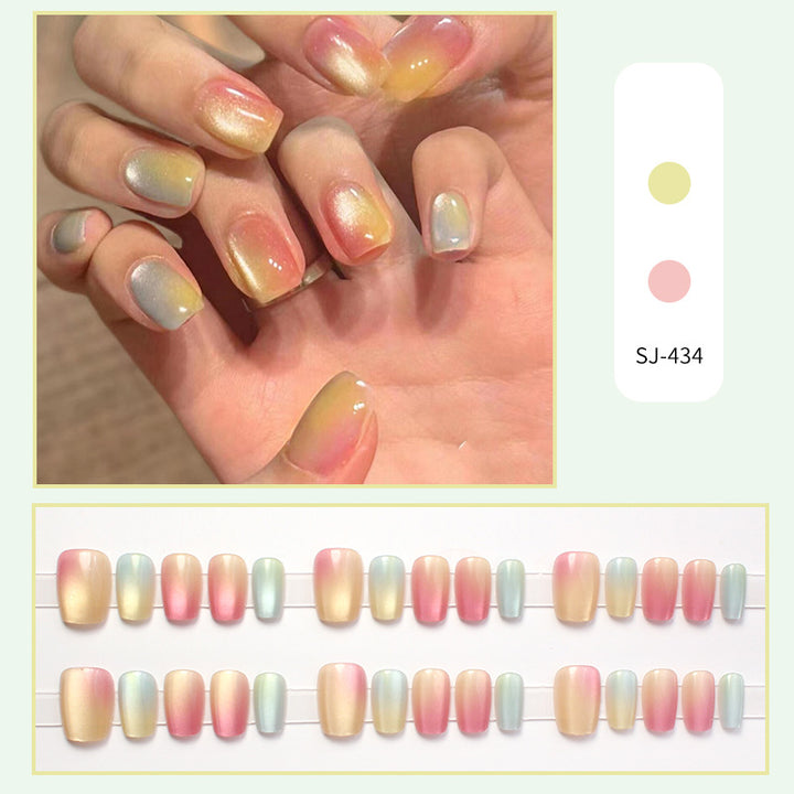 Ombre Effect Press-On Nail Set Stornfield