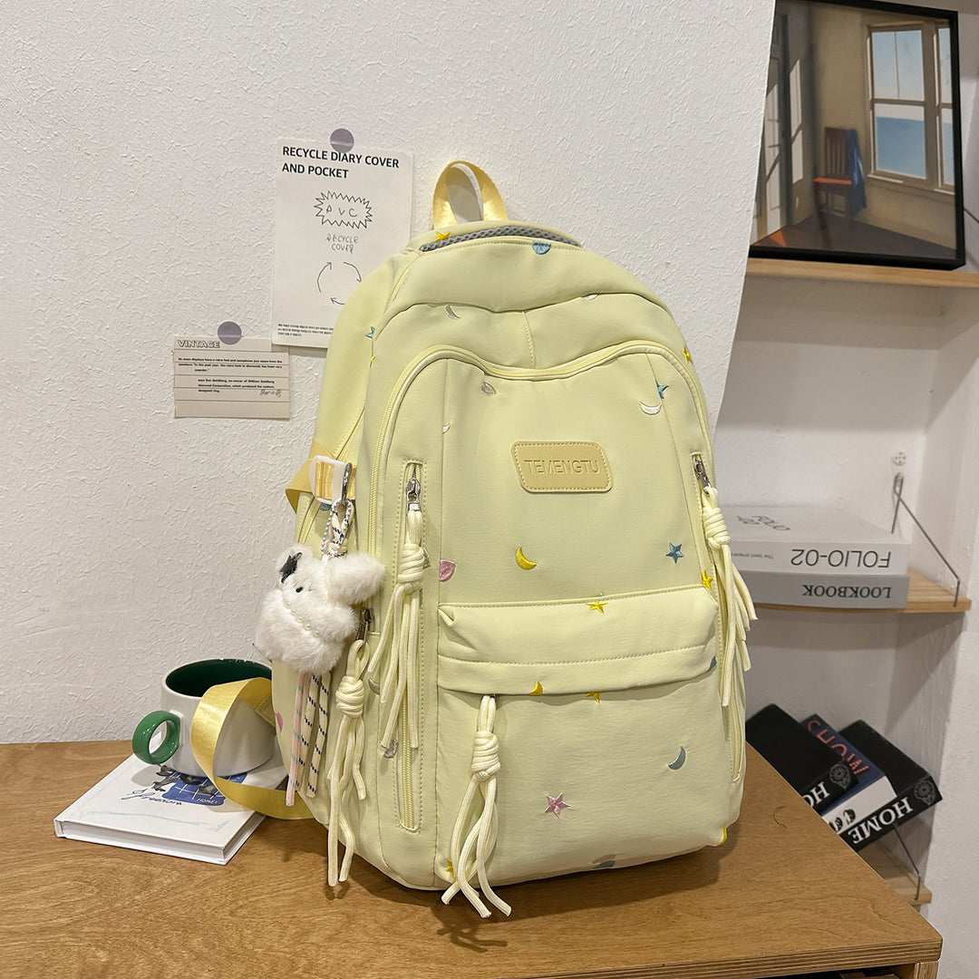 Stylish Embroidered Daily Backpack Stornfield
