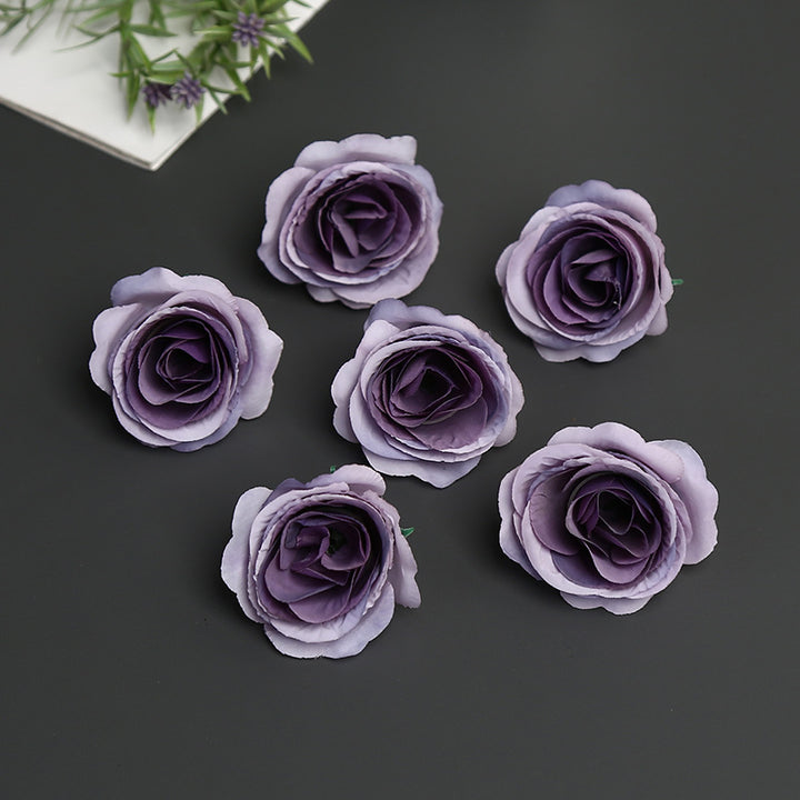 Realistic Artificial Rose Brooch