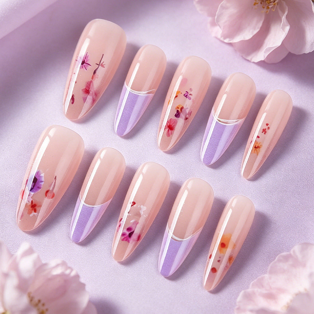 Floral Wedding Press-On Nails Stornfield