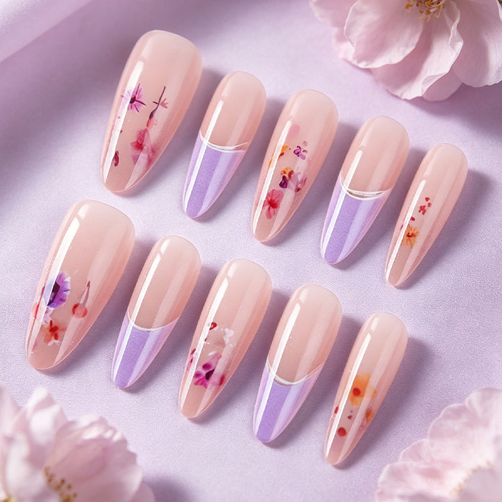 Floral Wedding Press-On Nails Stornfield
