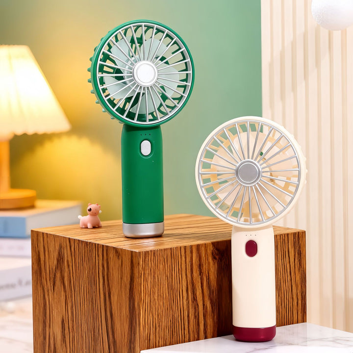 Ladies Portable Hand Fan with USB Connection and Ergonomic Design Stornfield