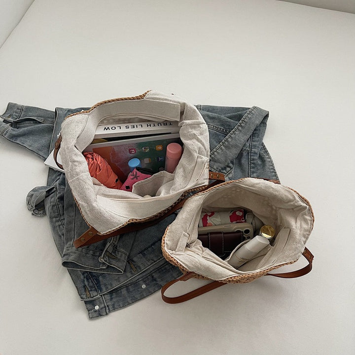 Handwoven Seagrass Beach Tote