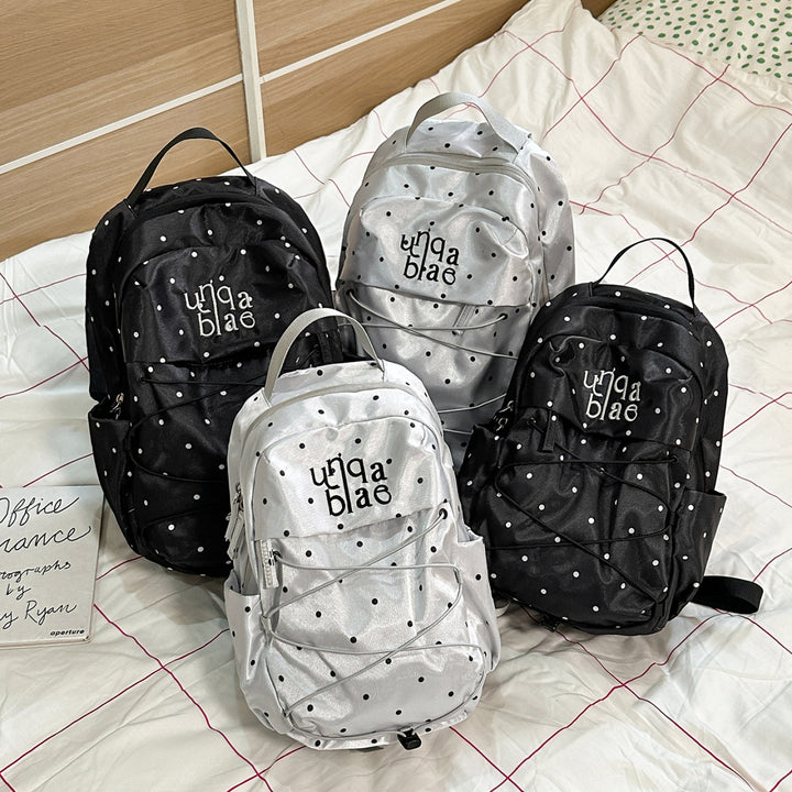 Stylish Lightweight Polka Dot Backpack Stornfield