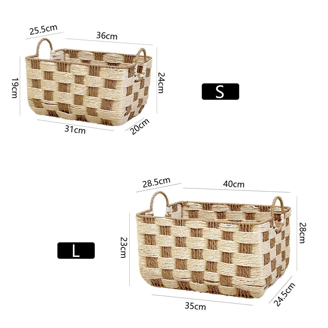Basket with decorative honeycomb design Stornfield
