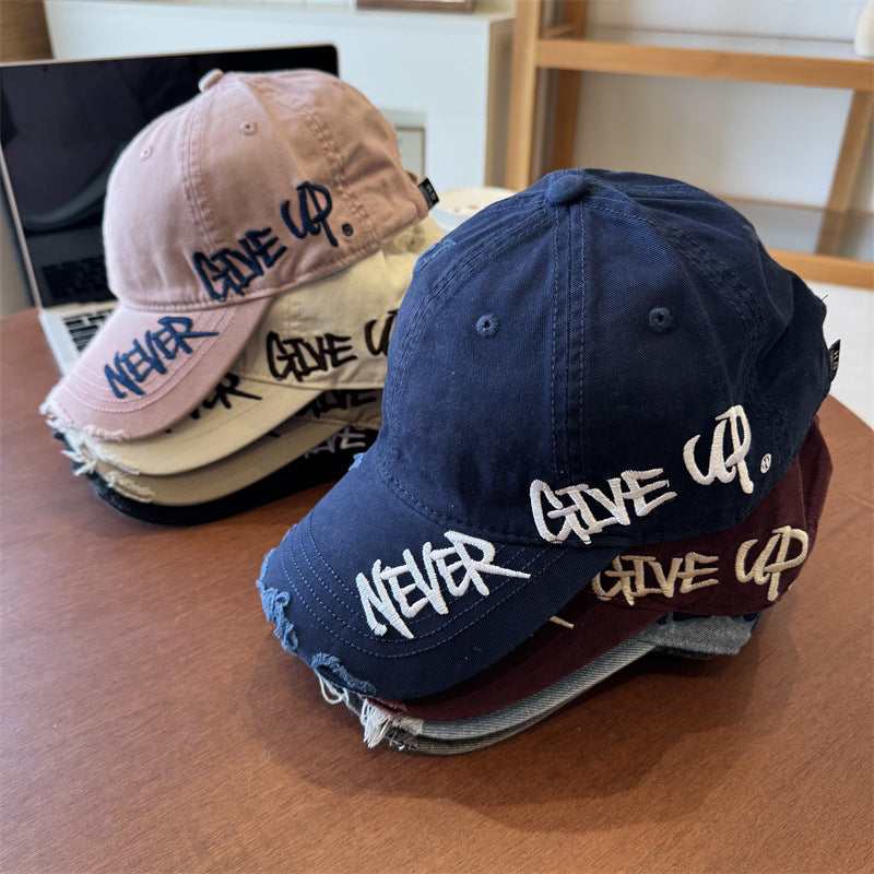 Unisex Distressed Graphic Baseball Cap Stornfield