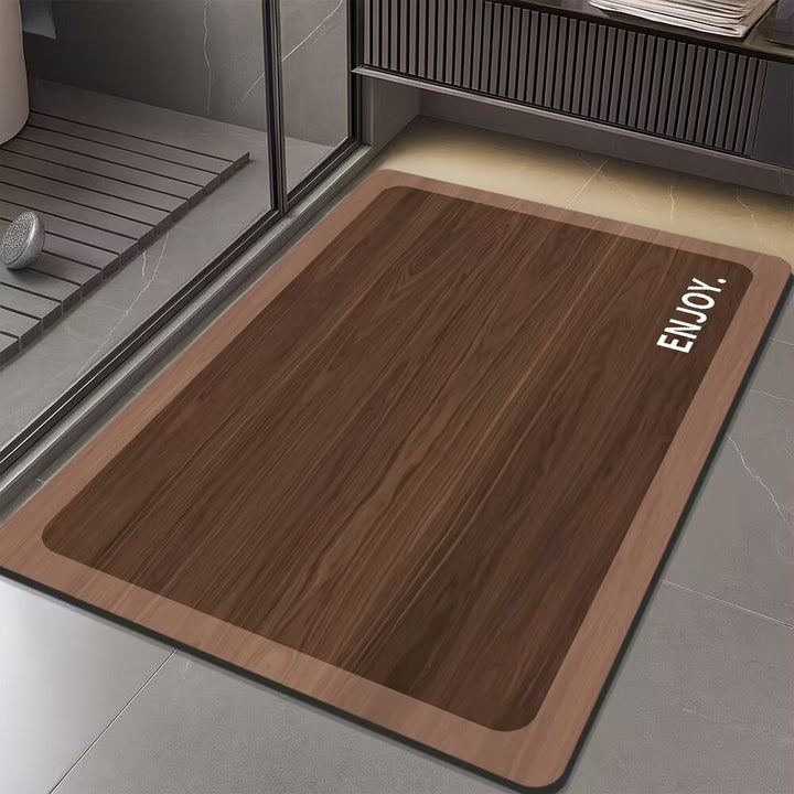 Stylish Marble Pattern Bath Mat