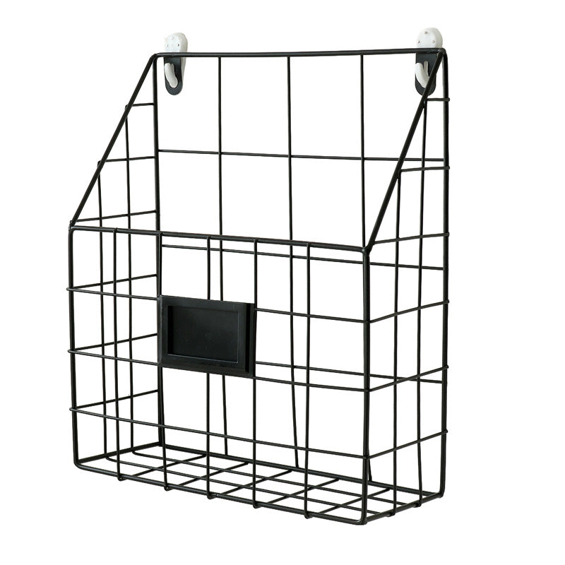 Wall shelf with storage basket Stornfield