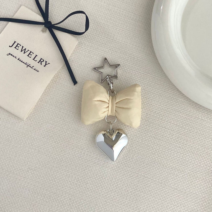 Bow-Shaped Charm Keychain Stornfield
