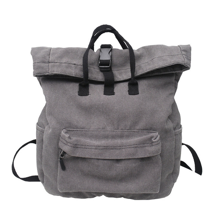 Stylish Roll-Top Canvas Backpack Stornfield
