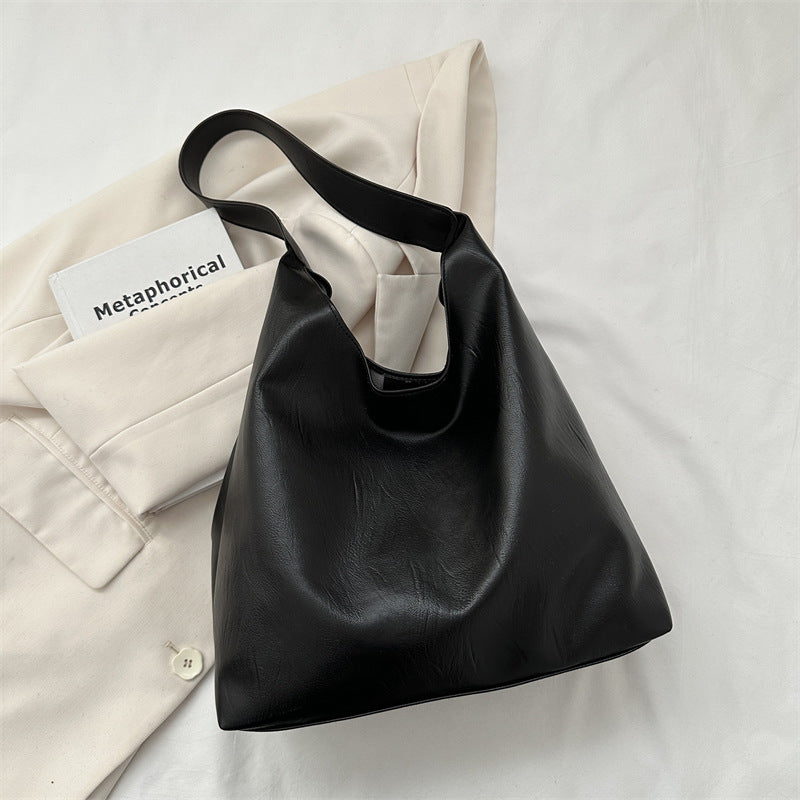 Stylish Leather Hobo Bag