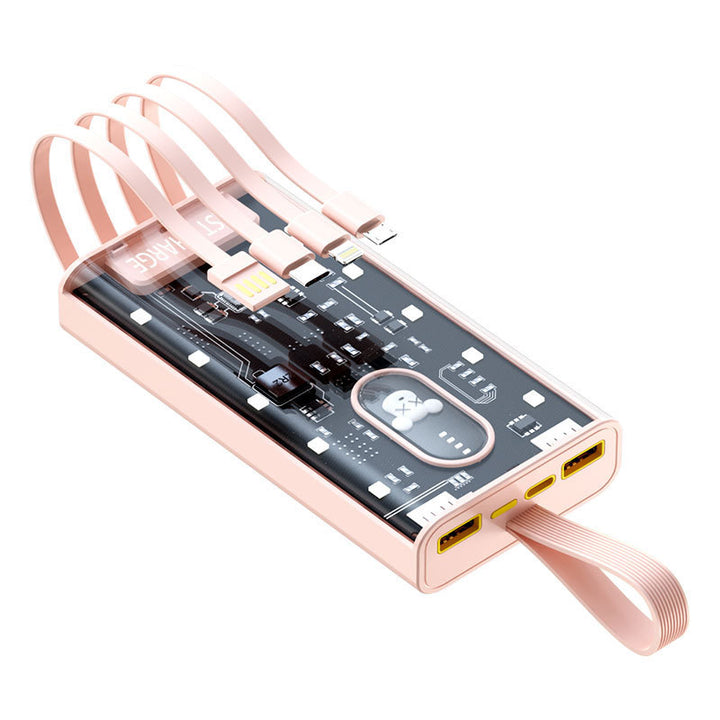 Portable power bank with integrated multi-charging port and intelligent charging display Stornfield