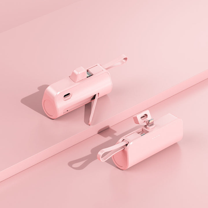 Portable power bank with integrated multifunctional charging cable system Stornfield