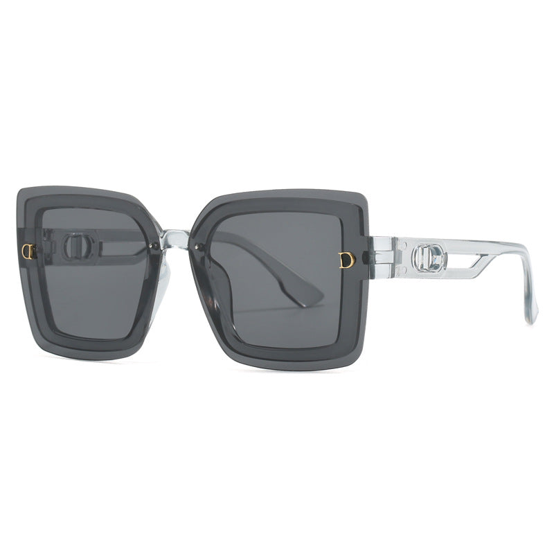 Ladies fashionable oversized sunglasses in geometric design Stornfield