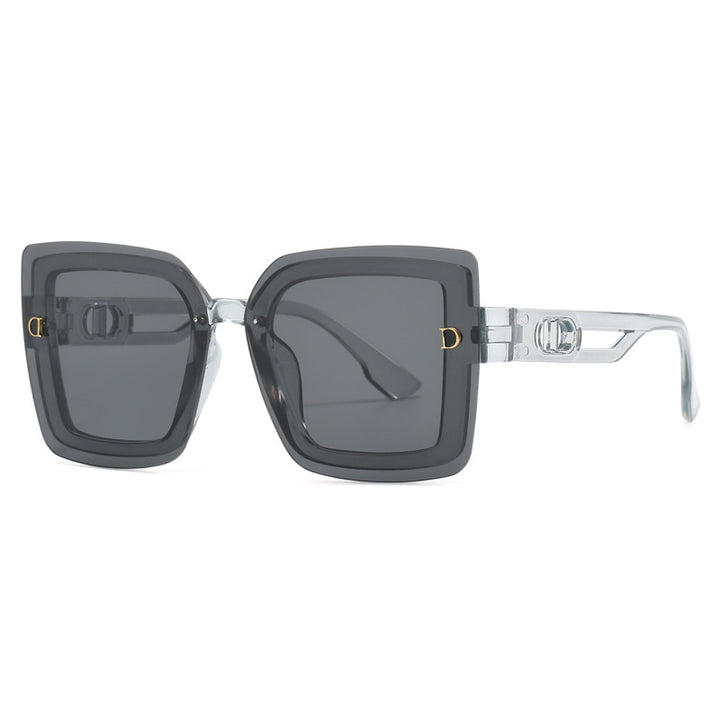 Ladies fashionable oversized sunglasses in geometric design Stornfield