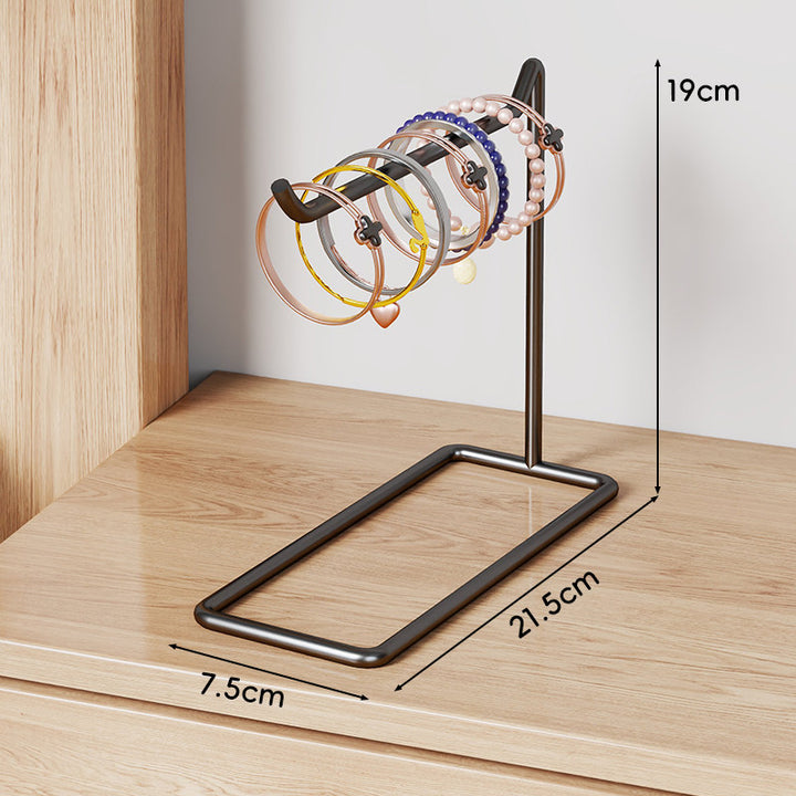 Vertical Bracelet and Bangle Display Stand with Rectangular Base