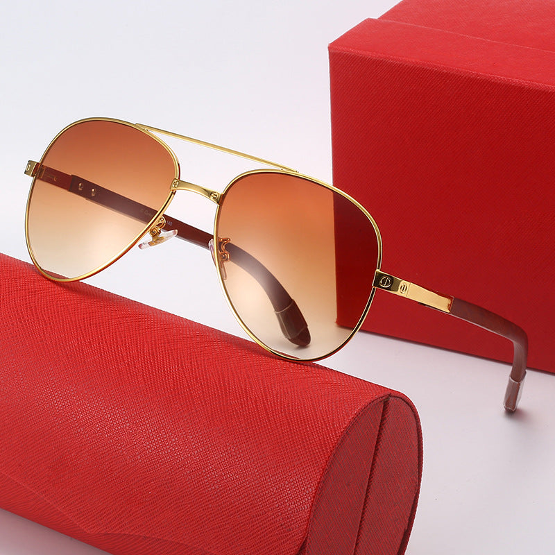 Ladies elegant pilot sunglasses with fine metal frame and UV protection Stornfield