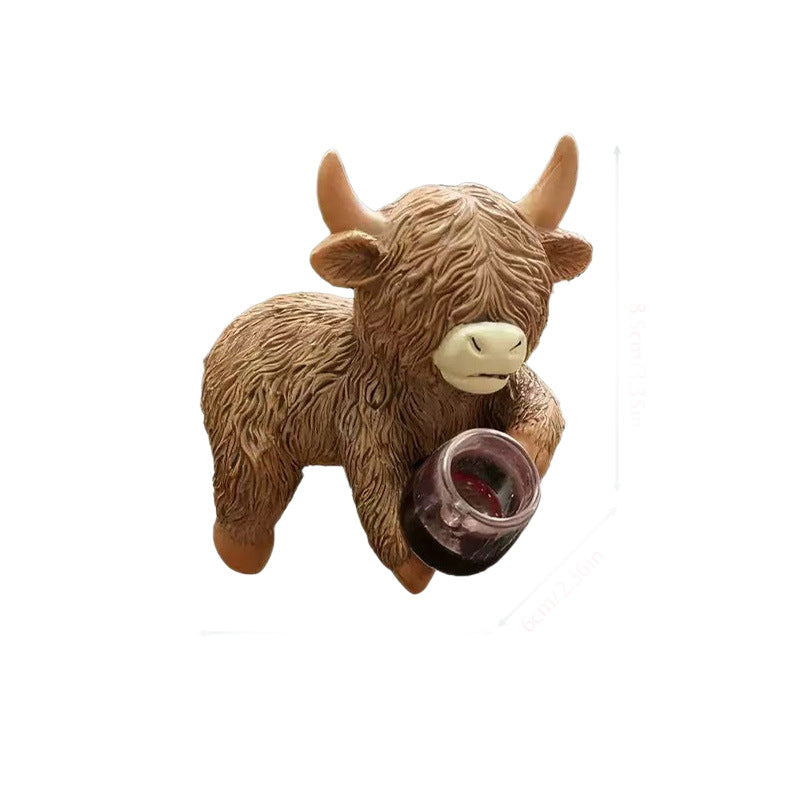 Decorative Highland Cattle Figure Stornfield