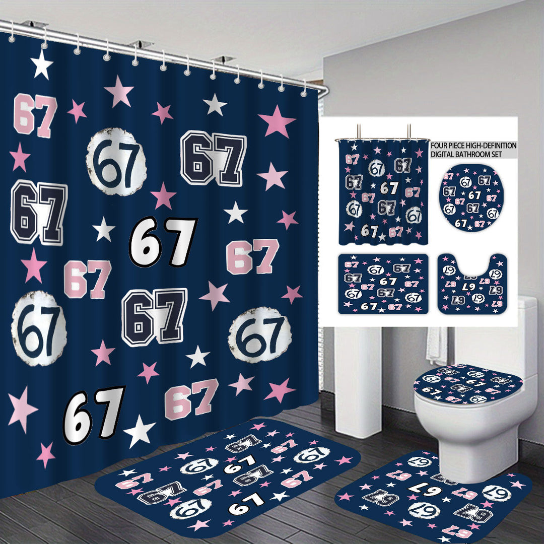 Colorful Dessert-Themed Bathroom Set Stornfield