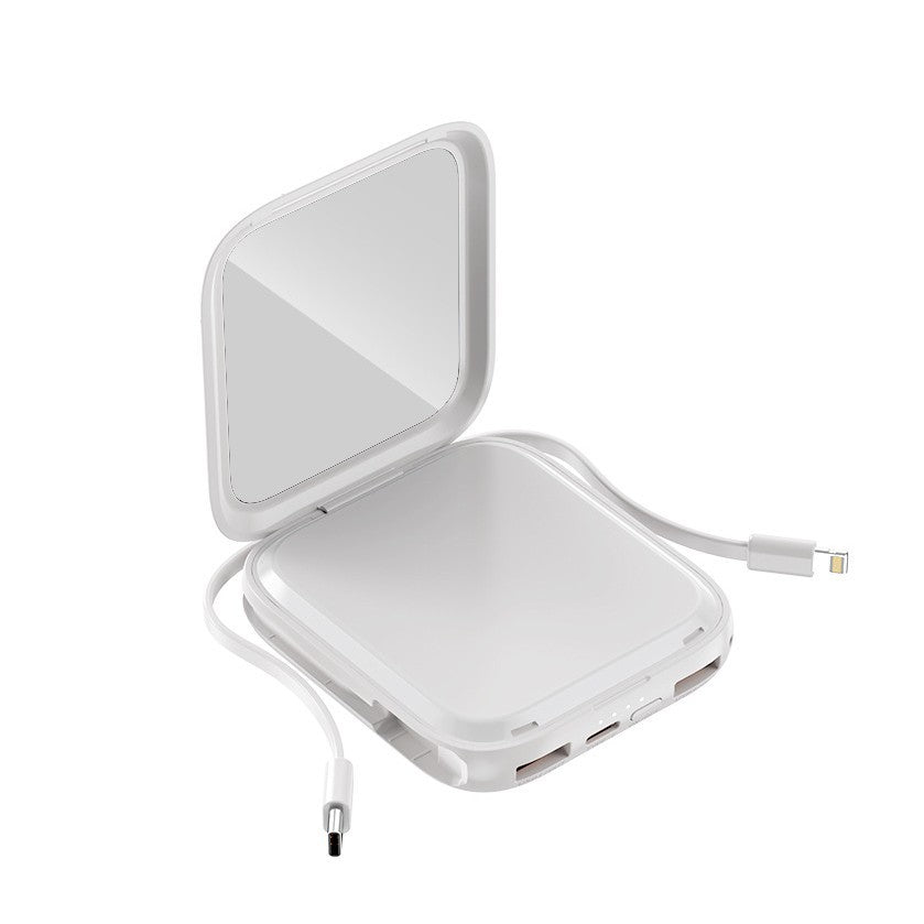 Portable cosmetic power bank with integrated mirror Stornfield