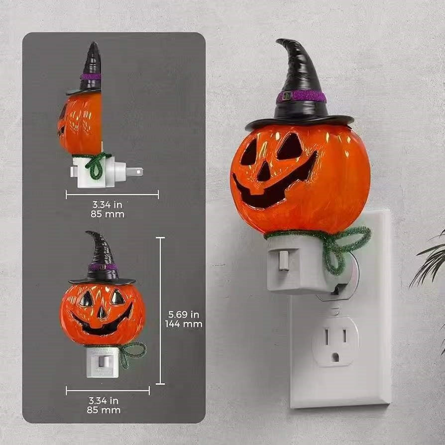 Decorative Halloween Pumpkin Night Light Stornfield
