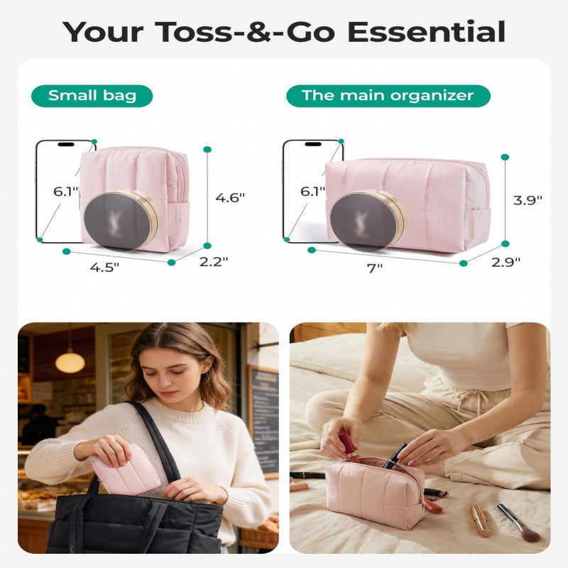 Cosmetic Organizer Set with Insulated Inner Padding Stornfield