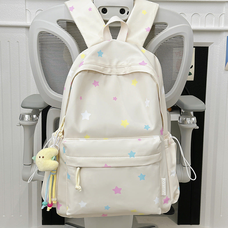 Fun Star Patterned Backpack Stornfield