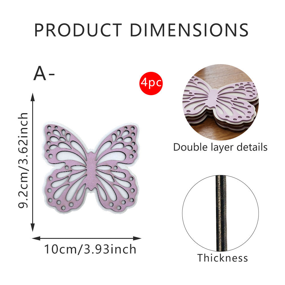 Decorative Butterfly Wooden Figure Stornfield